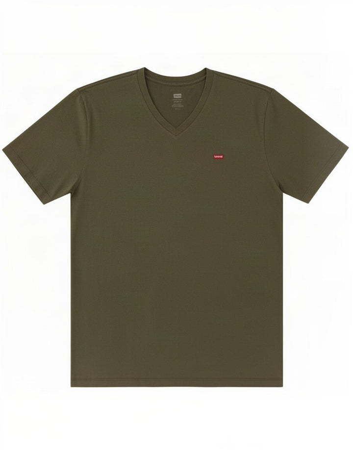 Levi's Tee-Shirt Standard Homme Kaki Coton