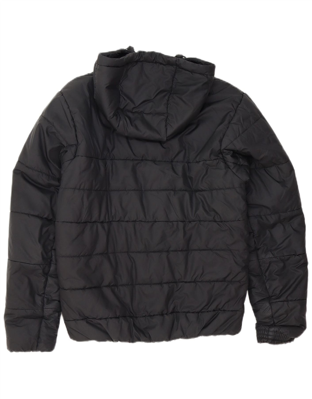 Nike Veste matelassée à capuche Therma-Fit pour homme UK 38 Noir Moyen Polyester
