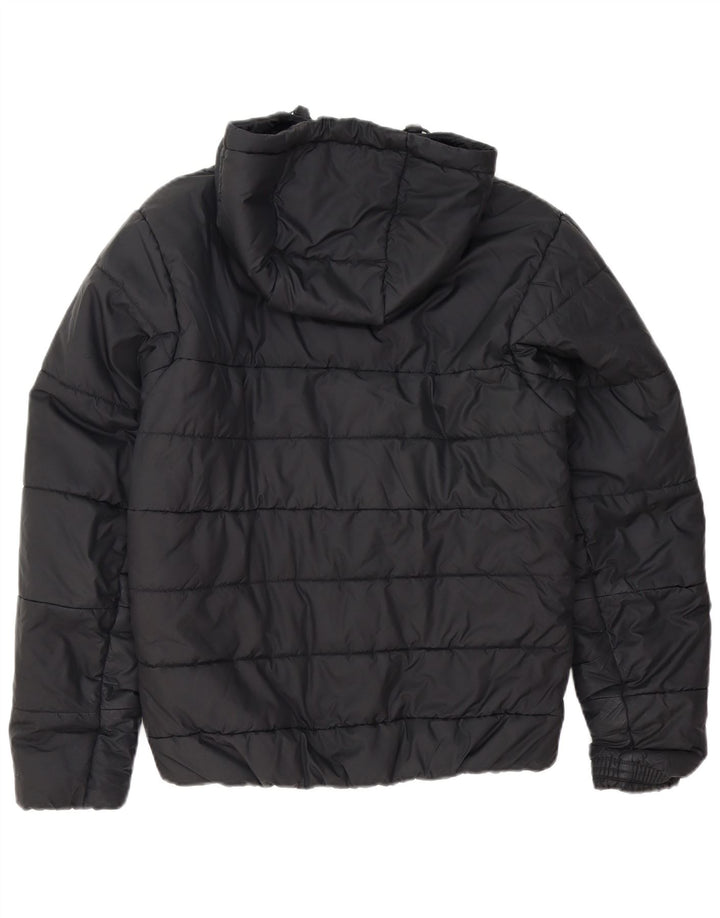 Nike Veste matelassée à capuche Therma-Fit pour homme UK 38 Noir Moyen Polyester