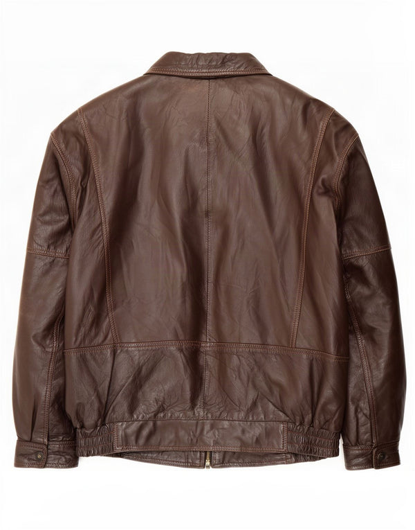 CLASSIC Veste en cuir pour homme UK 42 XL Marron