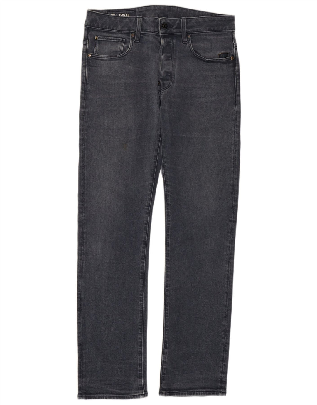 G-Star Jean droit homme W30 L32 gris coton