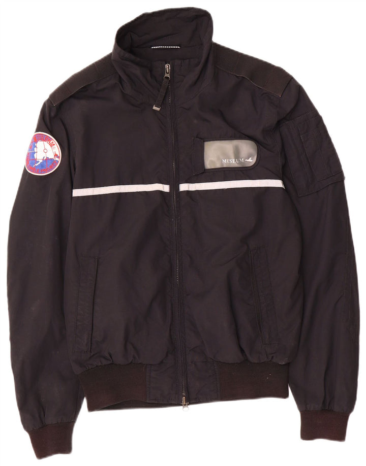 Museum Veste bomber militaire pour homme UK 38 Noir moyen