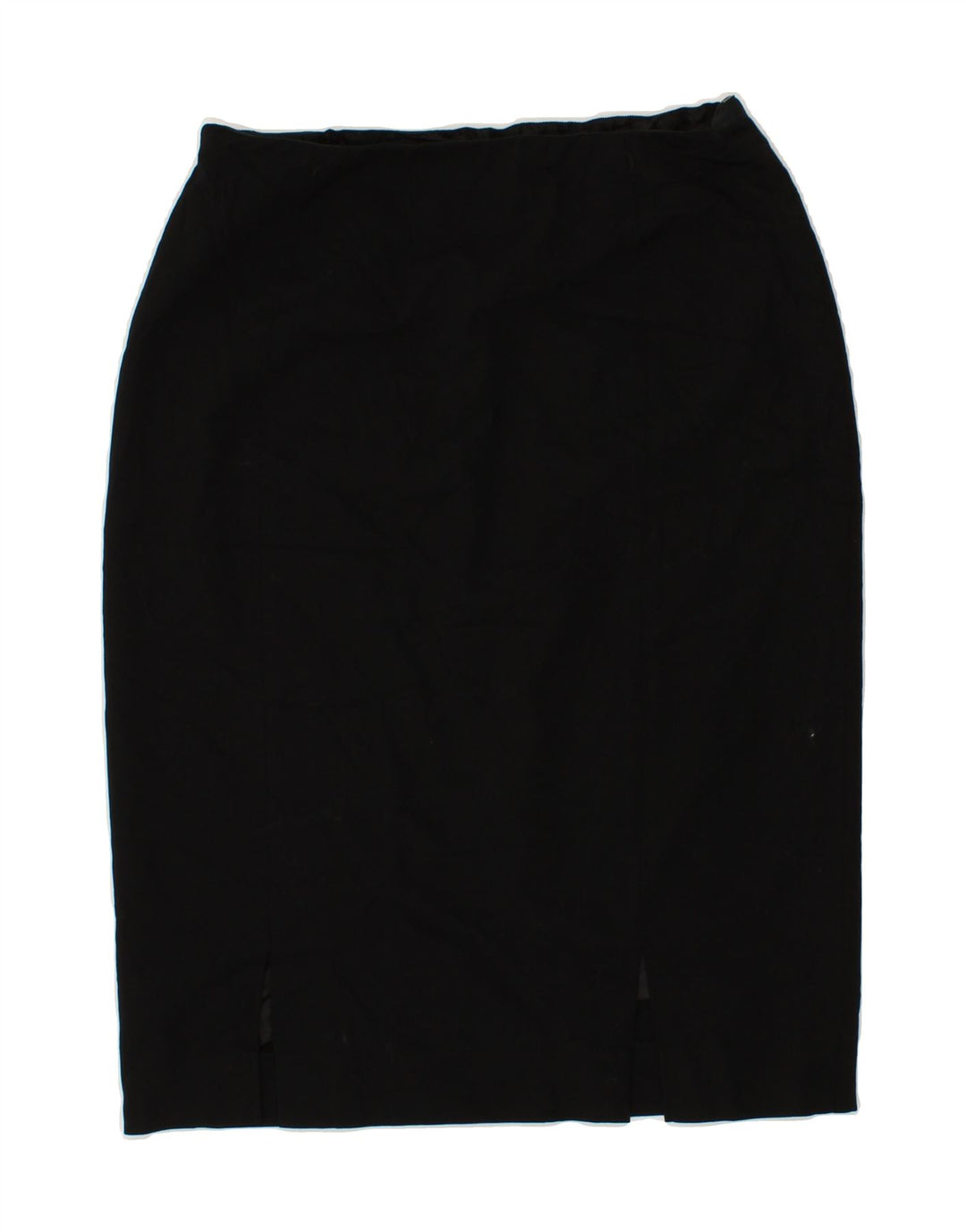 JAEGER Jupe midi femme UK 12 Medium W28 Laine noire