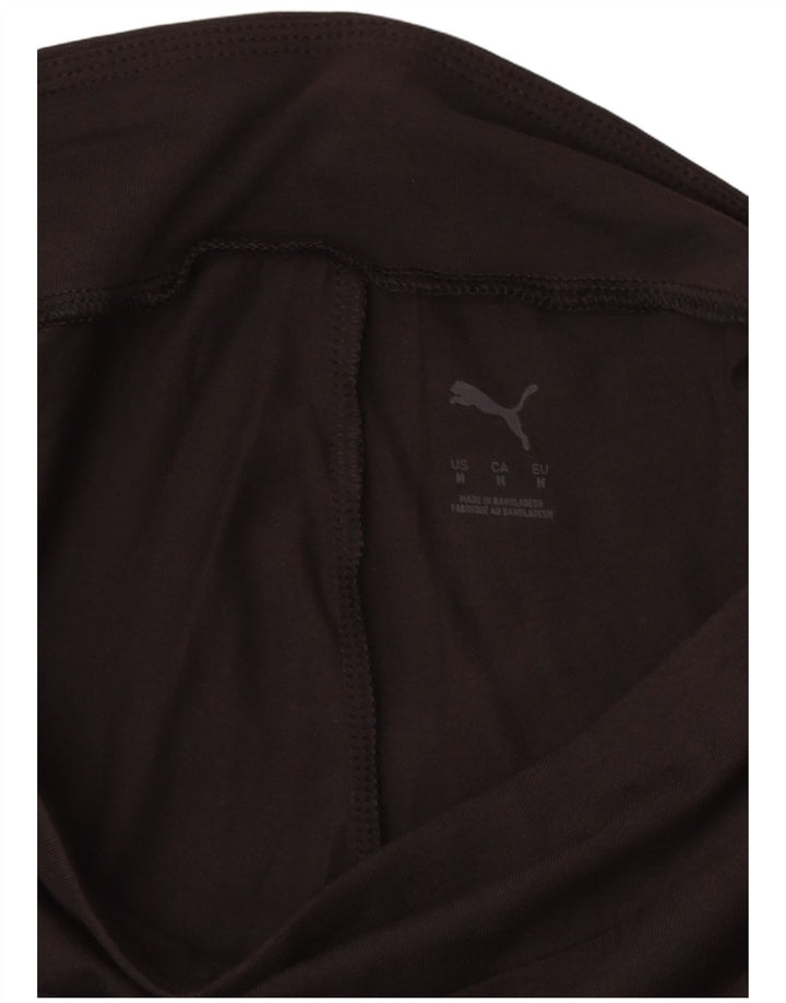 PUMA Legging graphique pour femme UK 42 en coton noir moyen