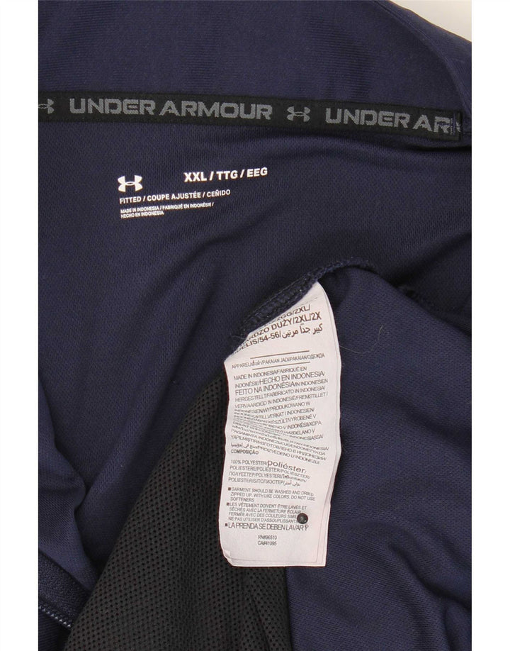 Under Armour Veste de survêtement pour homme 2XL Bleu marine Polyester