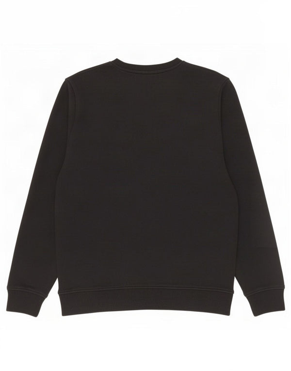 Kappa Sweat-shirt graphique pour homme en coton noir Taille S