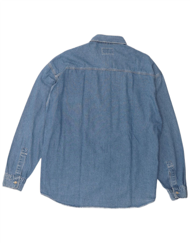 Wampum Chemise en Jean Homme Grand Bleu Coton