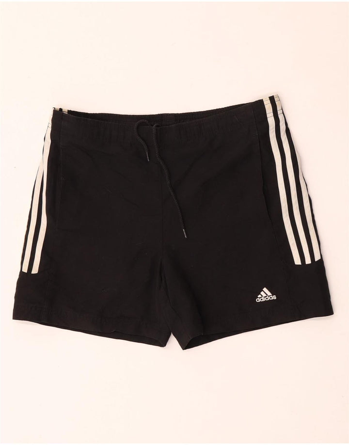 Adidas Short de sport pour femme UK 10 Petit Noir Polyester