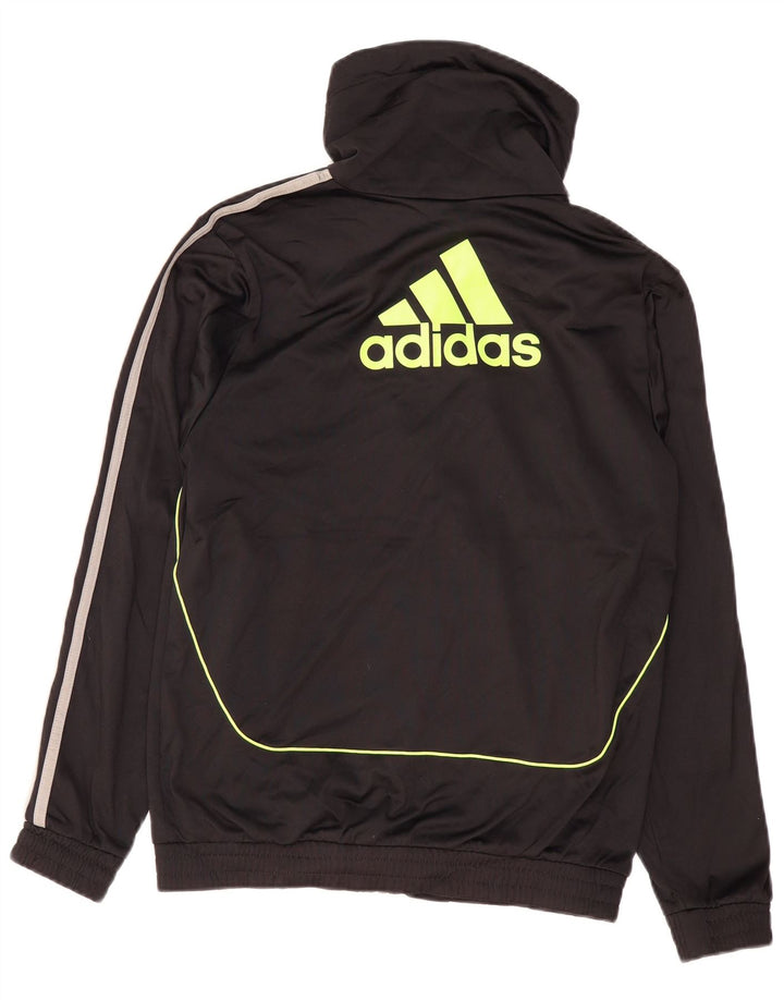 ADIDAS Veste de survêtement graphique pour homme UK 36/38 Small Noir