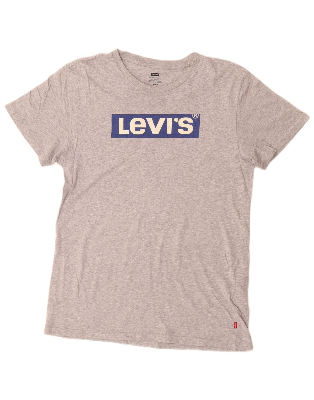 Levi's Tee-Shirt Graphique Homme Gris Moyen Flecked Cotton