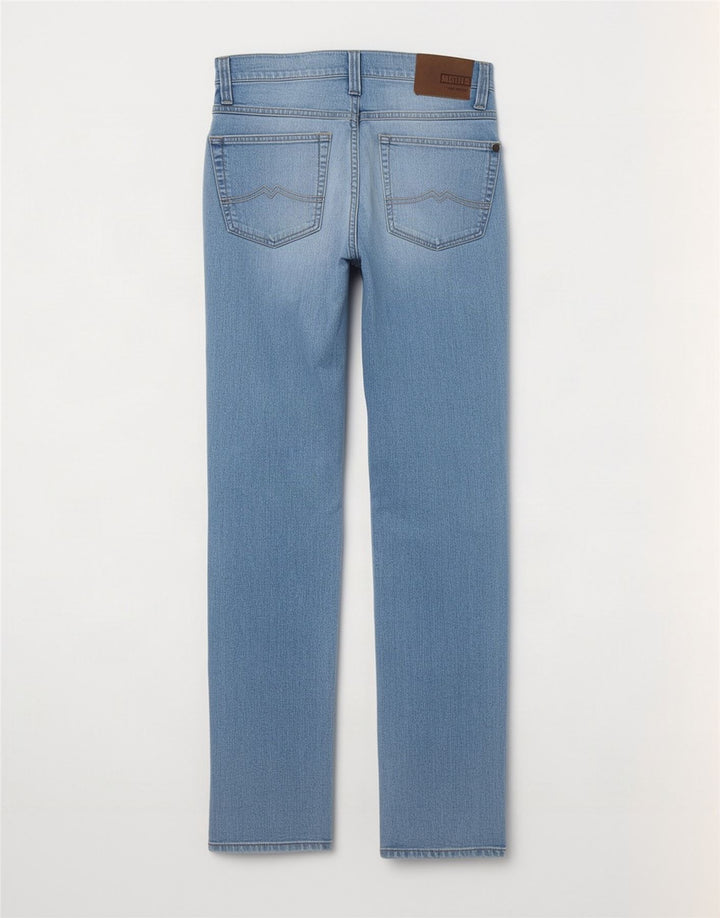 Mustang Jean droit Tramper homme W33 L34 bleu coton
