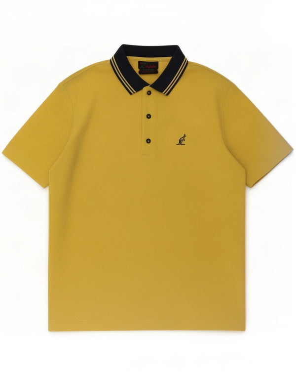 AUSTRALIAN L'ALPINA Polo Homme Jaune Moyen Polyester