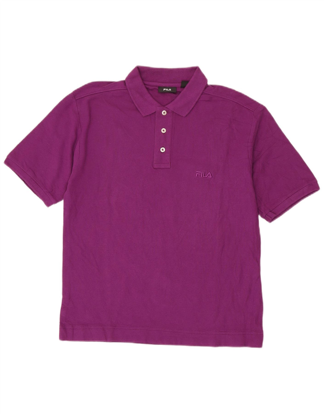 FILA Polo Homme Grand Violet Coton