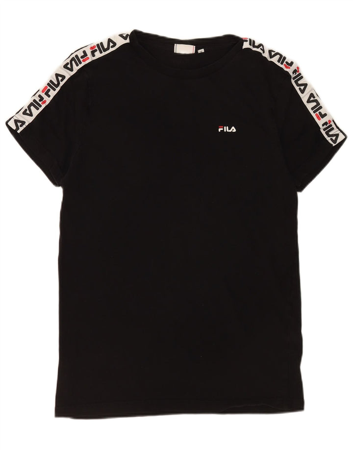 Fila T-Shirt Graphique Homme Petit Noir Coton