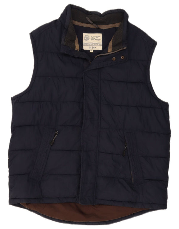 Fat Face Gilet rembourré pour homme UK 42 XL Bleu marine Coton