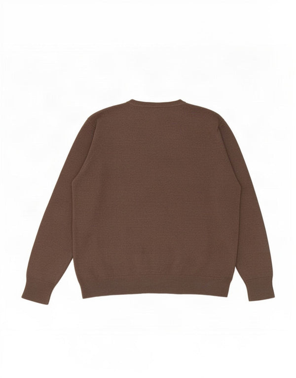 Marks & Spencer Pull ras du cou pour femme UK 16 Large Gris Acrylique