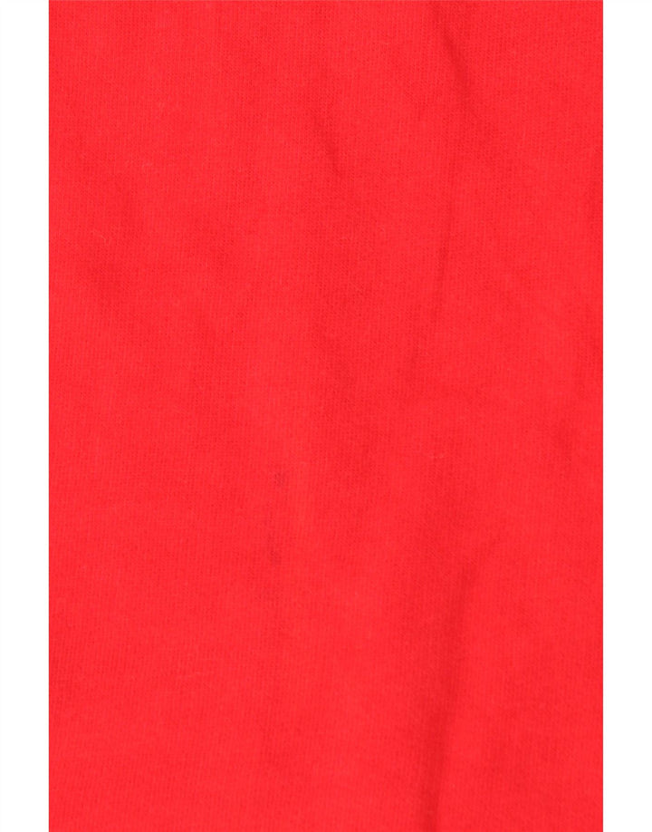 Think Pink Sweat-shirt à col zippé pour homme, grand rouge