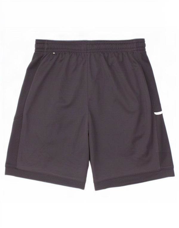 Nike Short de sport Dri Fit pour garçon 8-9 ans Petit Noir Polyester