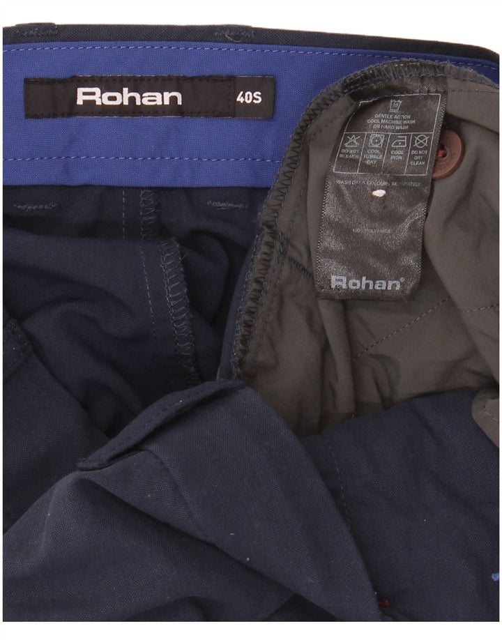 Rohan Pantalon Chino Droit Homme W40 L30 Bleu Marine Polyamide