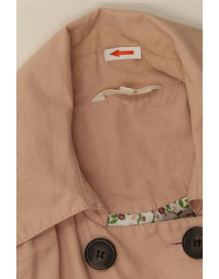 Marks & Spencer Trench-coat pour femme UK 10 Petit coton rose