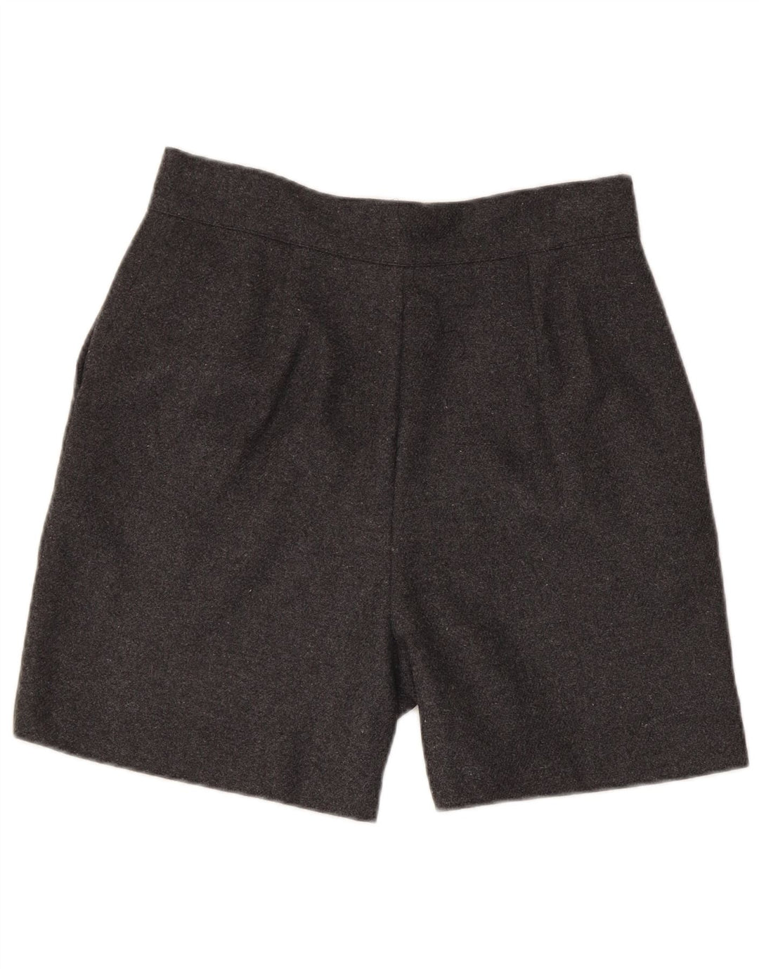 vintage Femmes Casual Shorts Grand W30 Gris Polyester
