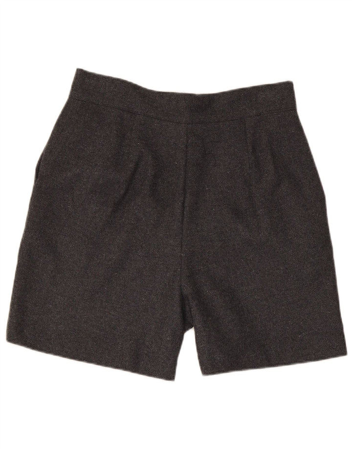 vintage Femmes Casual Shorts Grand W30 Gris Polyester