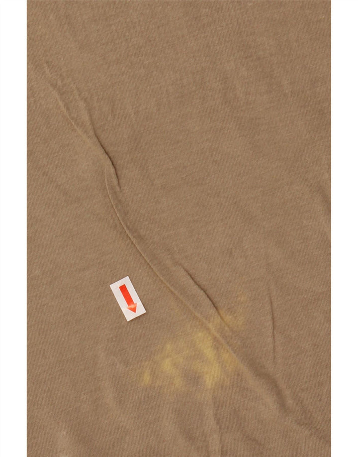 Zara Femme T-Shirt Top UK 14 Gris Moyen