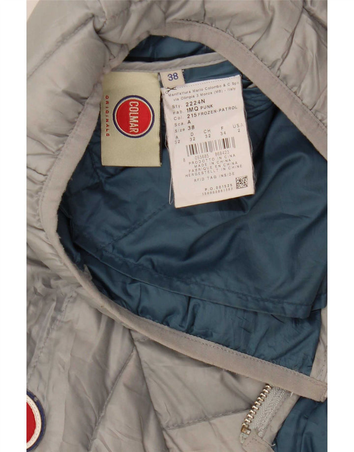 Colmar Veste matelassée à capuche pour femme IT 38 2XS Gris