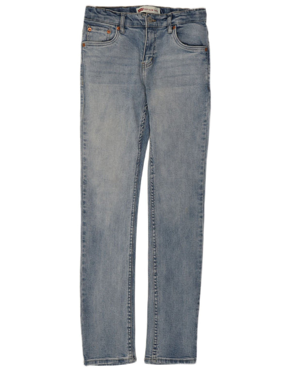 Levi's Garçon 512 Tapered Slim Jean 13-14 ans W28 L30 Bleu Coton
