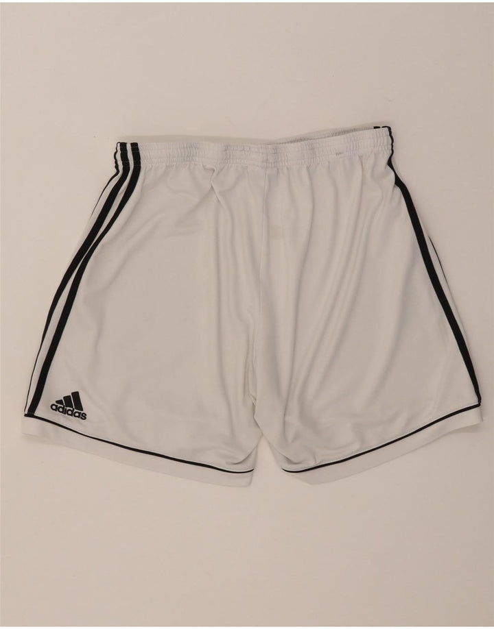 Adidas Short de sport pour homme Large Blanc Polyester