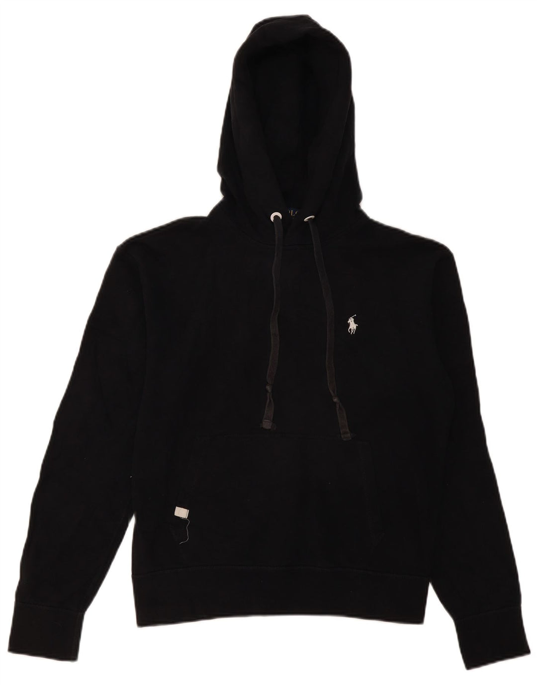 POLO RALPH LAUREN Pull à capuche surdimensionné pour femme UK 10 Petit Noir