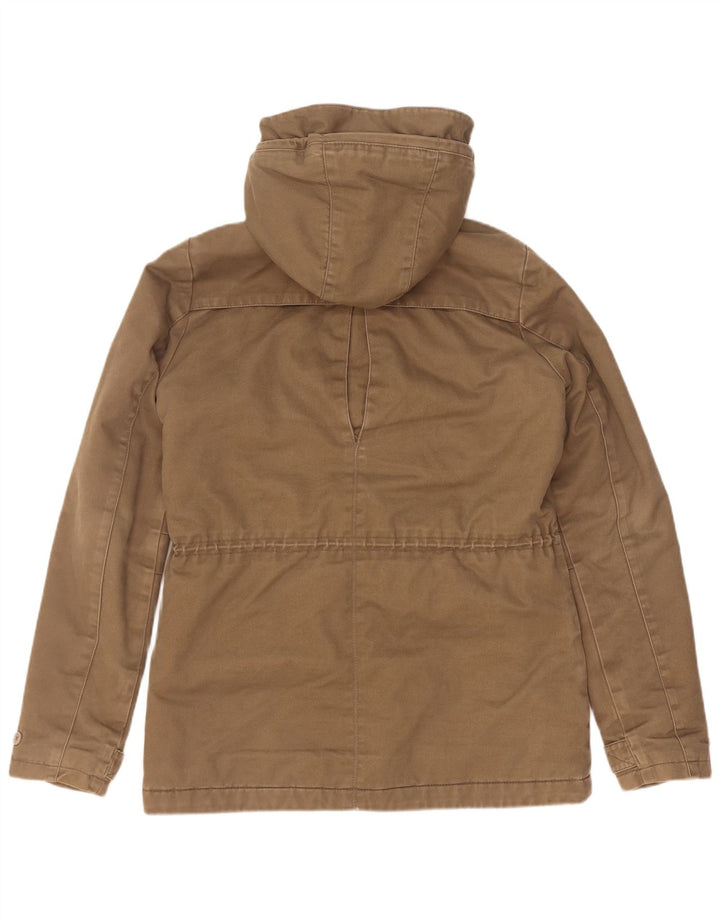 O'Neill Parka à capuche pour femme UK 14 en coton beige moyen