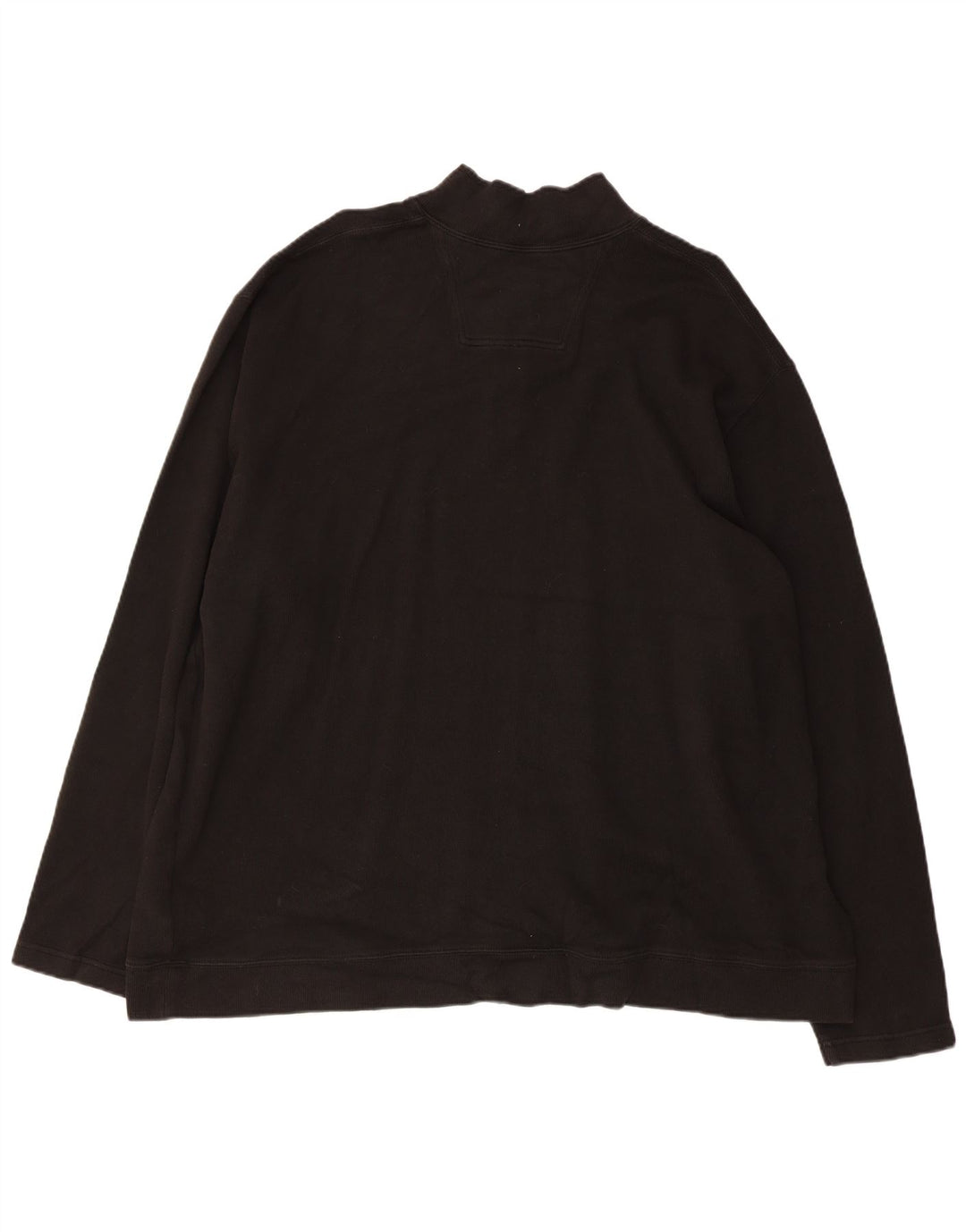 EDDIE BAUER Sweat-shirt col zippé pour homme XL en coton noir