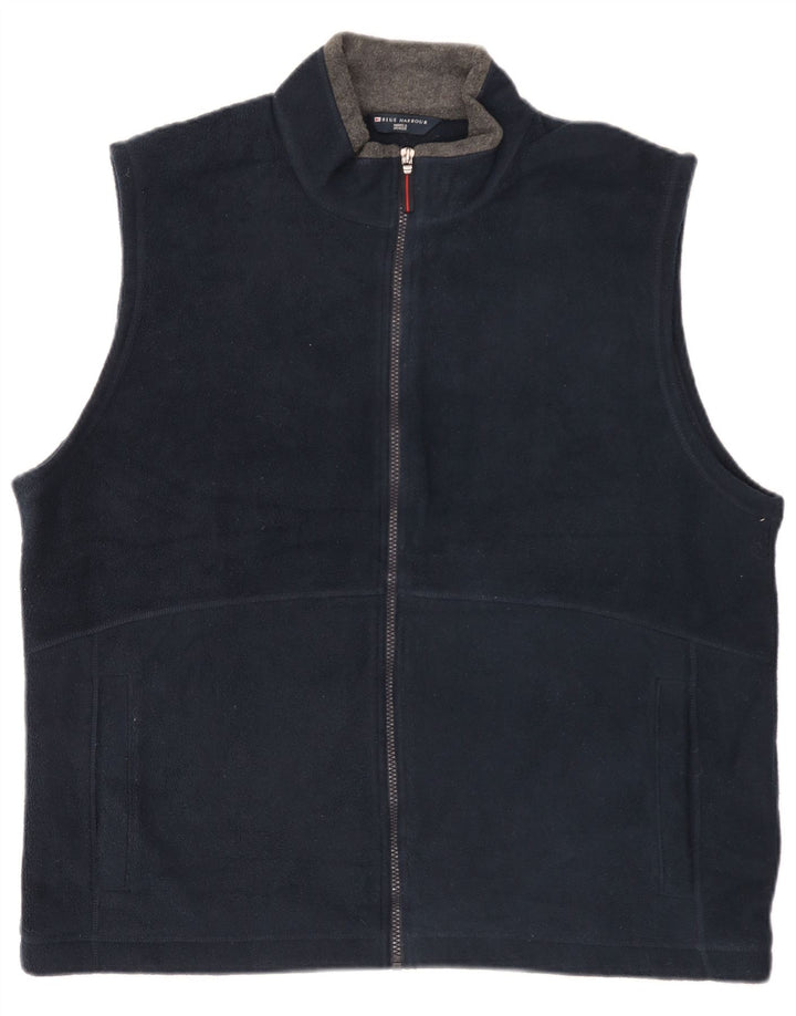 Marks & Spencer Gilet polaire pour homme UK 42 XL Bleu marine Polyester