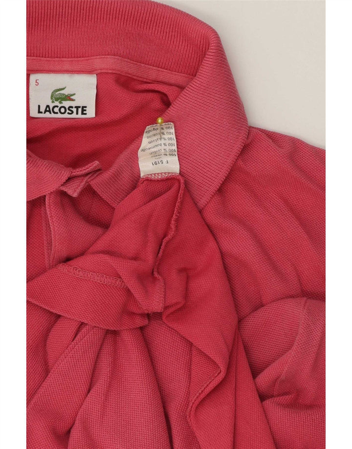 Lacoste Polo Homme Taille 5 Grand Coton Rose