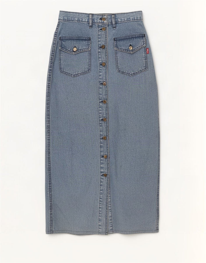 jupe en denim femme vintage W27 Petit Bleu