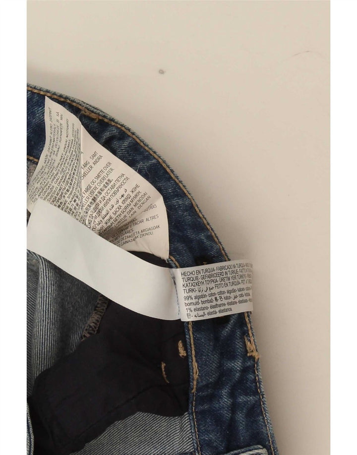 Massimo Dutti Jean slim pour femme EU 38 Small W28 L26 Bleu Coton