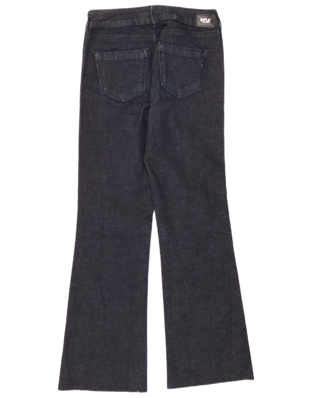 Jean évasé femme Rifle W27 L29 coton bleu marine