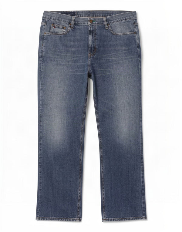Tommy Hilfiger Jean droit homme W38 L30 bleu coton