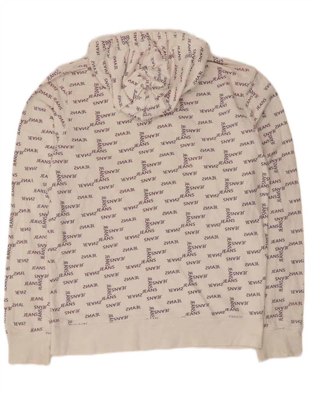 Jack & Jones Pull à Capuche Graphique Homme Blanc Moyen Coton