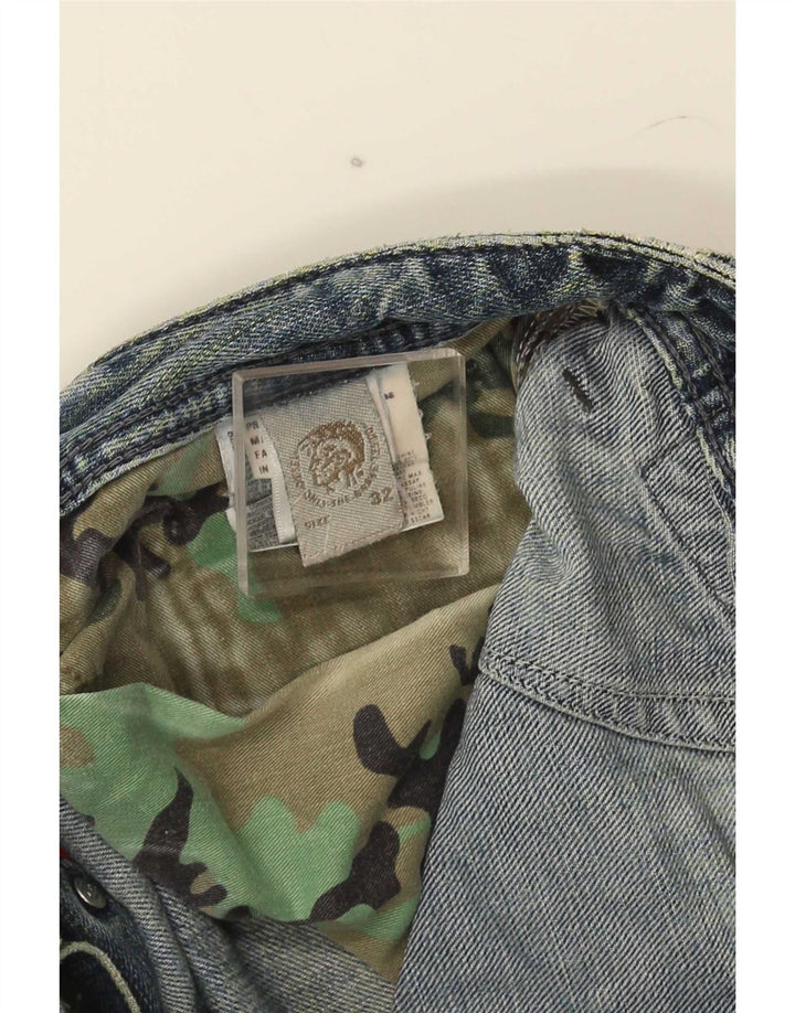 Diesel Jean droit vieilli W32 L30 en coton bleu pour homme