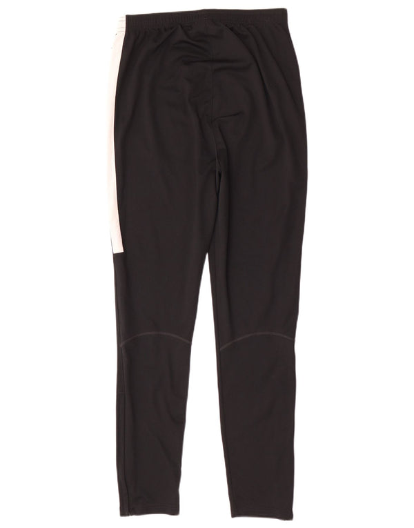 Nike Mens Dri Fit Tracksuit Trousers Small  Black Colourblock Polyester