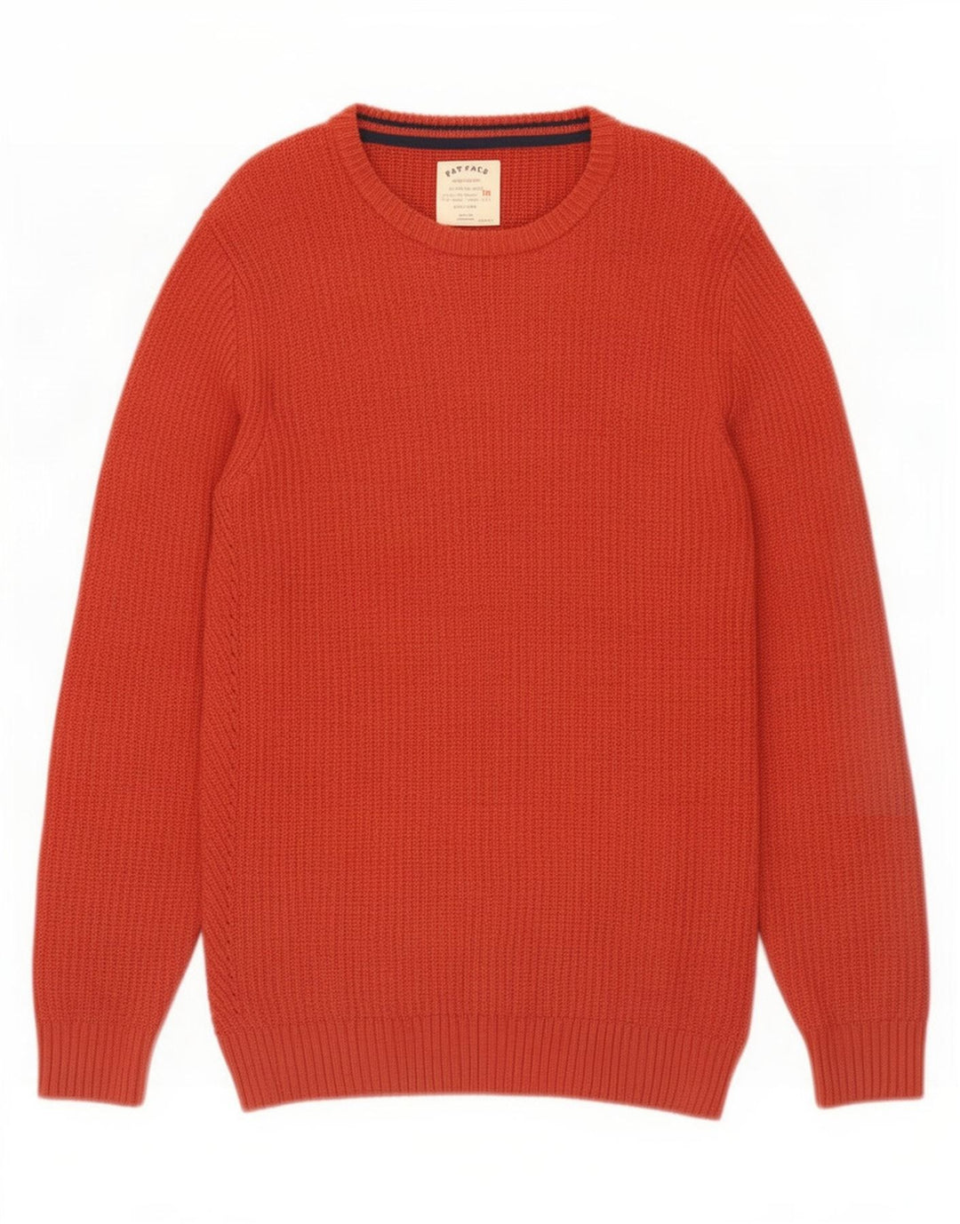 Fat Face Pull Col Bateau Homme Rouge Moyen Coton