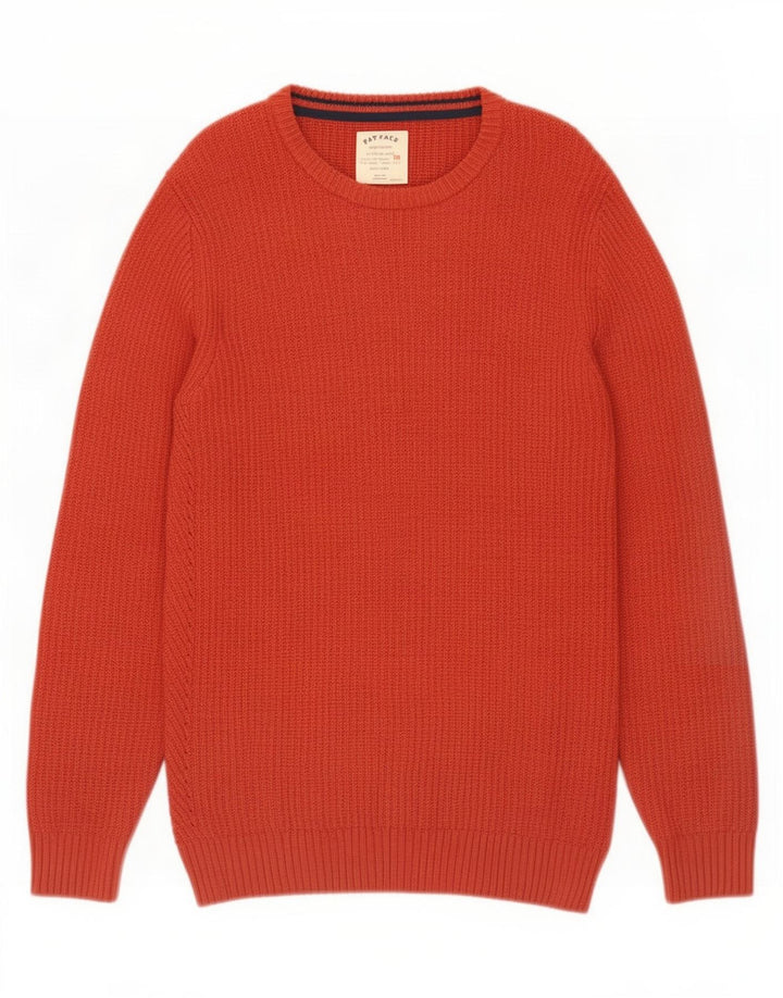 Fat Face Pull Col Bateau Homme Rouge Moyen Coton