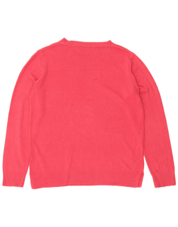 Marks & Spencer Pull col bateau pour femme UK 14 Large Rose