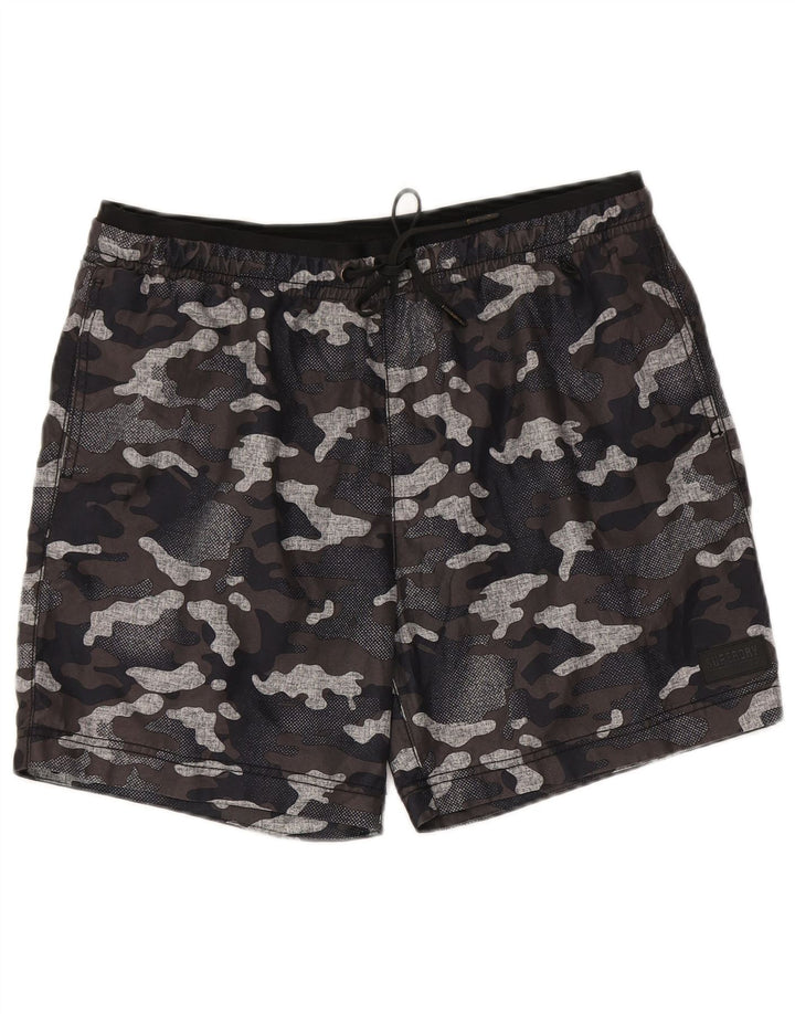 Superdry Short de Bain Homme Multicolore Camouflage Polyester