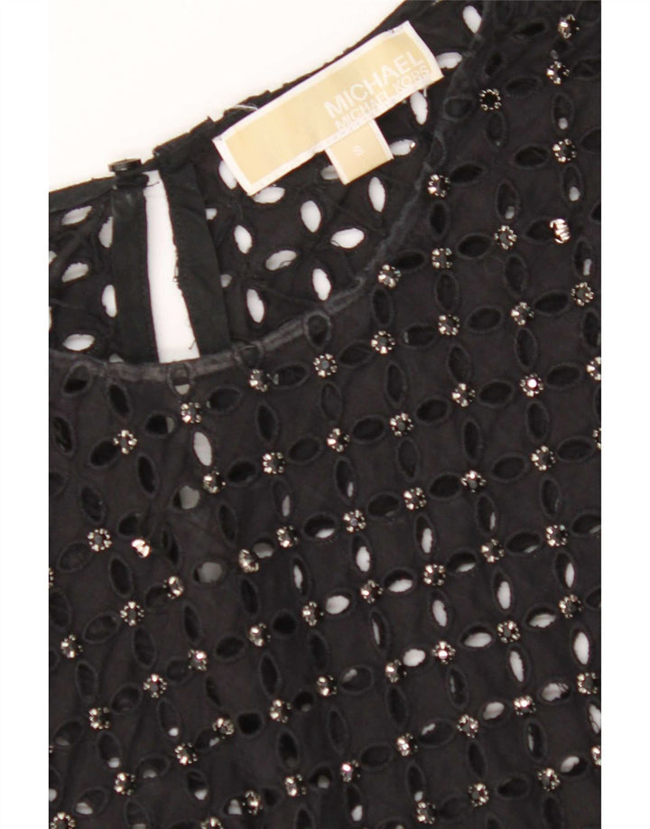 Michael Kors Haut court pour femme UK 10 Petit Noir