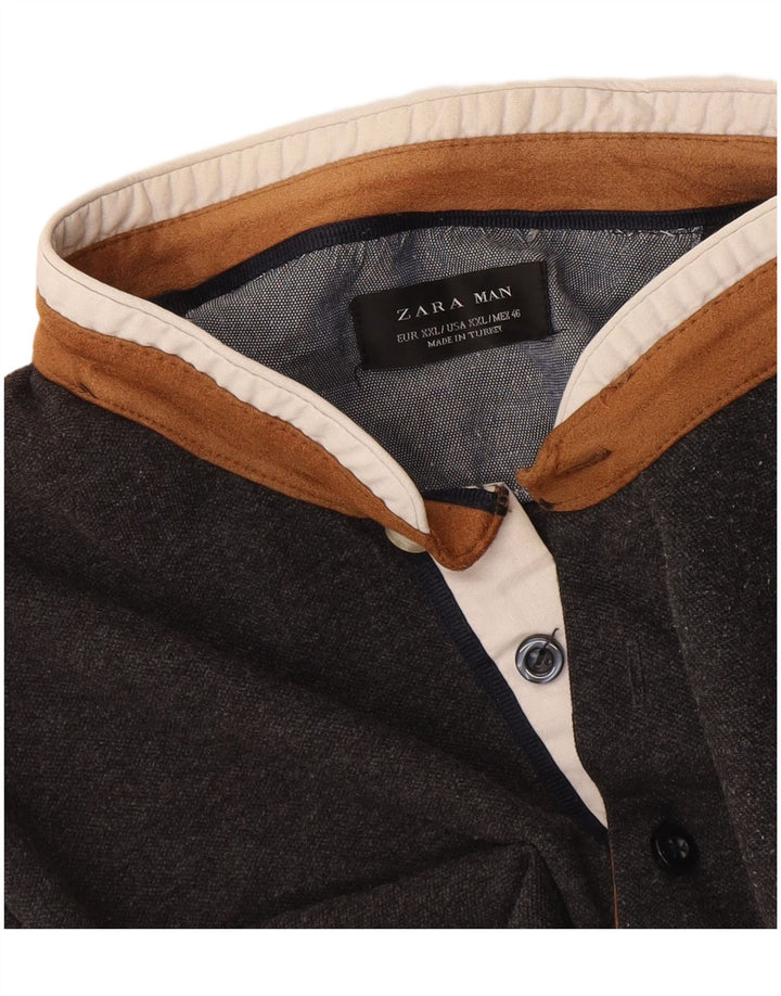 Zara Polo Homme 2XL Gris