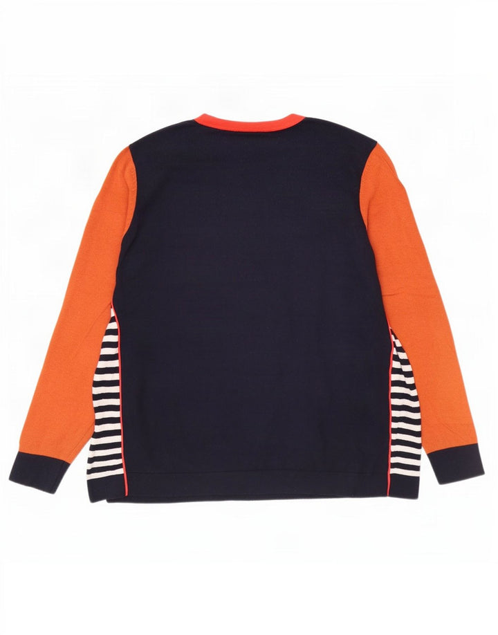 White Stuff Pull à col bateau pour femme UK 16 Large Bleu marine