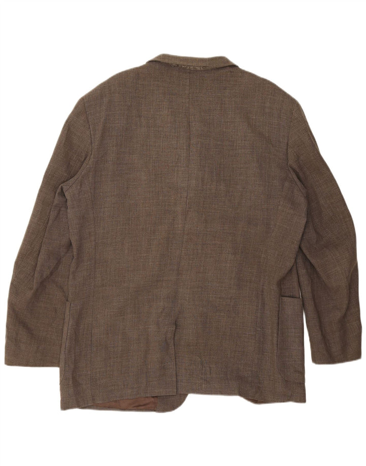 Massimo Dutti Veste Blazer 3 Boutons Homme EU 46 Petite Laine Grise